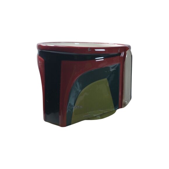Star Wars Boba Fett Battle Helmet Mug Distressed Battle Scars Ceramic Cup - Picture 2 of 6